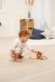 Drevené autíčko ježko so zvukom Pull Back Hedgehog Eichhorn so šnúrkou na ťahanie 16 cm od 12 mes