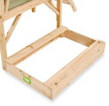 Pieskovisko z cyprusového dreva Wooden Sandpit Exit Toys s krytom 90*60 cm ET68056050