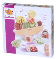 Drevená hra na rovnováhu so zvieratkami Balance Game Eichhorn 13 dielikov dĺžka 20 cm od 3 rokov EH6815