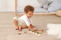 Drevené vkladacie puzzle zvieratká Pin Puzzle Eichhorn 2 rôzne druhy 10 dielov od 24 mes