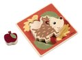 Drevené vkladacie puzzle zvieratká EH Inlay puzzle Eichhorn 7 rôznych druhov 4 dieliky od 12 mes