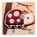 Drevené vkladacie puzzle zvieratká EH Inlay puzzle Eichhorn 7 rôznych druhov 4 dieliky od 12 mes