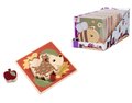 Drevené vkladacie puzzle zvieratká EH Inlay puzzle Eichhorn 7 rôznych druhov 4 dieliky od 12 mes