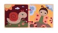 Drevená obrázková knižka Picture Book Eichhorn 8 strán so zvieratkami od 12 mes