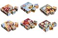 Drevené puzzle kocky zvieratká Picture Cube Eichhorn 9 dielov so 6 motívmi