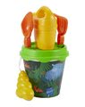 Vedro set do piesku 17 cm Jungle Écoiffier s krhličkou 6-dielne od 18 mesiacov