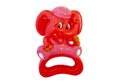 TIMBO červený slon chrastítko do ruky