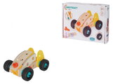 Drevená stavebnica autíčko Construct Mini Racer Eichhorn 1 model 28 dielov od 3 rokov EH7004