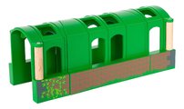 Drevený tunel polohovateľný Flexible Tunnel BRIO zelený 3 diely
