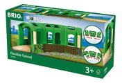 Drevený tunel polohovateľný Flexible Tunnel BRIO zelený 3 diely od 3 rokov BRIO7099