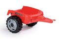Traktor na šliapanie RX Bull Smoby s prívesom červený