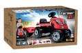 Traktor na šliapanie RX Bull Smoby s prívesom červený