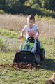Traktor s nakladačom Farmer Max Smoby zelený s prívesom na šľapanie