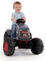 Traktor šliapací Stronger XXL Smoby s prívesom šedo-červený