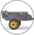 Traktor na šľapanie a príves Stronger XXL Tractor+Trailer Smoby s polohovateľným sedadlom a zvukom na volante 161 cm