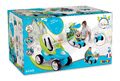 Odrážadlo Bubble Go 2v1 Smoby so slnečníkom a elektronickým volantom modro-zelené od 6 mes