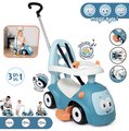 Odrážadlo rozšíriteľné Maestro Ride-On Blue 3in1 Smoby s 3 zvukmi a vodiaca tyč s ohrádkou - magické oči od 6 mes