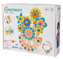 Drevená stavebnica kvety Construct Flower Pot Eichhorn 2 modely 129 dielov od 4 rokov EH7205