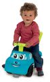 Odrážadlo a chodítko Auto Blue Ride on Smoby s úložným priestorom a opierkou od 10 mesiacov modré
