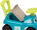 Odrážadlo a chodítko Auto Blue Ride on Smoby s úložným priestorom a opierkou od 10 mesiacov modré