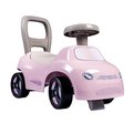 Športové odrážadlo a chodítko s funkčným klaksónom 2v1 Auto Ride On Pink Smoby ružové s otočnými kolesami a úložným priestorom pod sedadlom od 10 mes