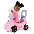 Odrážadlo a chodítko 2v1 Minnie Auto Ride On Smoby ergonomické s opierkou a úložným boxom pod sedadlom od 10 mes