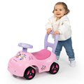 Odrážadlo a chodítko 2v1 Minnie Auto Ride On Smoby ergonomické s opierkou a úložným boxom pod sedadlom od 10 mes