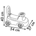 Odrážadlo a chodítko 2v1 Minnie Auto Ride On Smoby ergonomické s opierkou a úložným boxom pod sedadlom od 10 mes