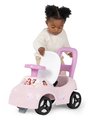 Odrážadlo a chodítko 2v1 Disney Princess Auto Ride On Smoby ergonomické s opierkou a úložným boxom pod sedadlom od 10 mes
