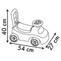 Odrážadlo a chodítko 2v1 Disney Princess Auto Ride On Smoby ergonomické s opierkou a úložným boxom pod sedadlom od 10 mes