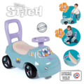 Odrážadlo a chodítko 2v1 Stitch Car Ride On Smoby s úložným priestorom pod ergonomickým sedadlom s opierkou od 10 mes