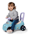 Odrážadlo a chodítko 2v1 Stitch Car Ride On Smoby s úložným priestorom pod ergonomickým sedadlom s opierkou od 10 mes
