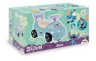 Odrážadlo a chodítko 2v1 Stitch Car Ride On Smoby s úložným priestorom pod ergonomickým sedadlom s opierkou od 10 mes