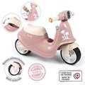 Odrážadlo motorka s reflektorom Scooter Pink Smoby s gumenými kolesami ružové od 18 mes