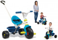 Trojkolka Be Fun Blue Smoby modro-zelená od 15 mes