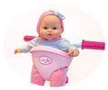 Trojkolka s košíkom Corolle Be Fun Smoby s vodiacou tyčou a voľnobehom od 15 mes