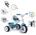 Trojkolka s voľnobehom Be Move Tricycle Blue Smoby s vodiacou tyčou a EVA kolesami modrá od 15 mes