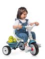 Trojkolka s voľnobehom Be Move Tricycle Blue Smoby s vodiacou tyčou a EVA kolesami modrá od 15 mes