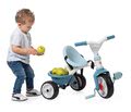 Trojkolka s voľnobehom Be Move Tricycle Blue Smoby s vodiacou tyčou a EVA kolesami modrá od 15 mes