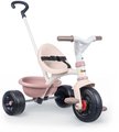 Trojkolka Be Fun Tricycle Pink Smoby s 95 cm vodiacou tyčou od 15 mes