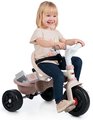 Trojkolka Be Fun Comfort Tricycle Pink Smoby s dvojitou vodiacou tyčou a taškou od 10 mes