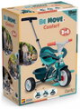 Trojkolka s opierkou a voľnobehom Be Move Comfort Blue Tricycle Smoby s nastaviteľnou vodiacou tyčou a tichými EVA kolesami od 10 mes