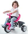 Trojkolka Baby Driver Smoby so strieškou a volantom ružovo-šedá od 10 mes