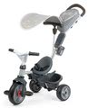 Trojkolka s poťahom DeLuxe Baby Driver Comfort Grey Smoby s EVA kolesami a intuitívnym ovládaním šedá