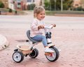 Trojkolka a kočík v jednom s vysokou opierkou Mickey Disney Baby Balade Plus Tricycle Smoby s brzdou a EVA kolesami od 10 mes