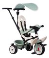 Trojkolka a kočík v jednom s vysokou opierkou Baby Balade Tricycle Life Smoby so slnečníkom brzdou a tichými EVA kolesami zelená od 10 mes