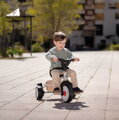 Trojkolka a kočík 2v1 s vysokou opierkou Baby Balade Tricycle Beige Smoby s brzdou slnečníkom a tichými EVA kolesami od 10 mes