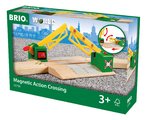 Náhradné diely pre vláčikodráhu Magnetic Action Crossing BRIO železničný prejazd magnetický od 3 rokov BRIO7501