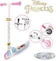 Kolobežka dvojkolesová Disney Princess 3 Wheels Foldable Scooter Smoby skladacia s brzdou výškovo nastaviteľná max. 83 cm od 5 rokov