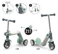 Kolobežka&odrážadlo Reversible Switch 2v1 Scooter Smoby trojkolesová s tichým chodom a výška rúčky 53/63 cm nosnosť 20 kg od 18 mes